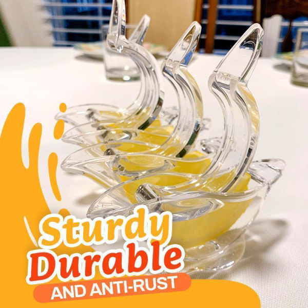 Akryyli lintu sitruunapuristimen ergonominen sitruunamehu hedelmämehu puristimella kaatonokka 5pcs