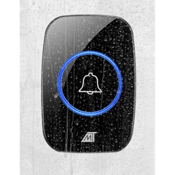 Trådløs Dørklokke - Ringklokke black 200