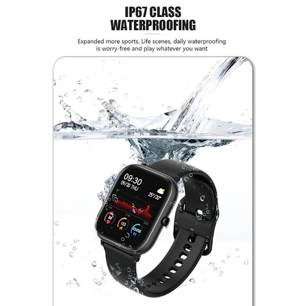Fitness smart ur rød armbånd Red