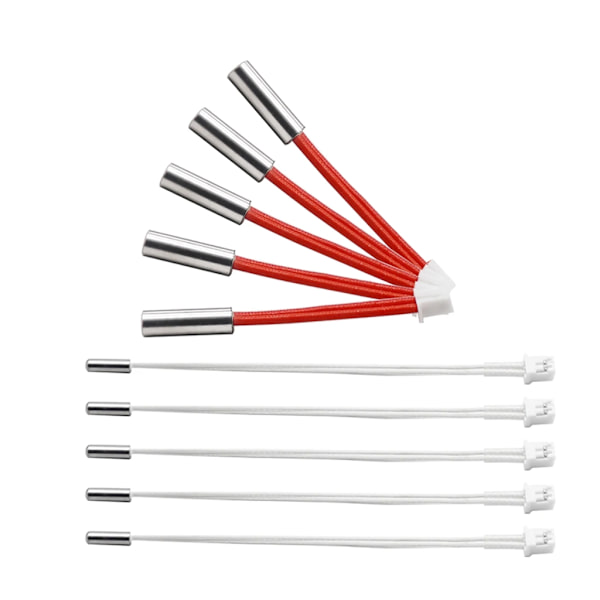 10 stk varmeelementer til Neptune 4 pro Hotend 24V 50W XH2.54 termistor