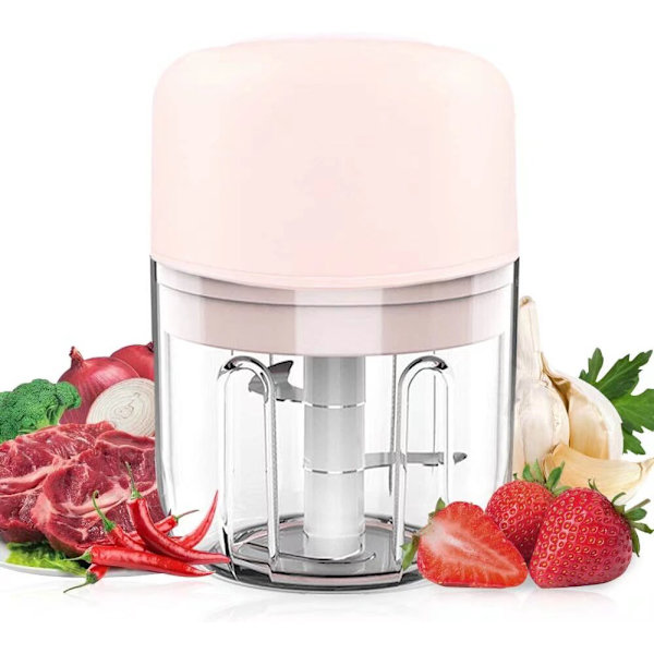 Mini elektrisk hackare, 250 ml mini mixer kött hackare, elektrisk