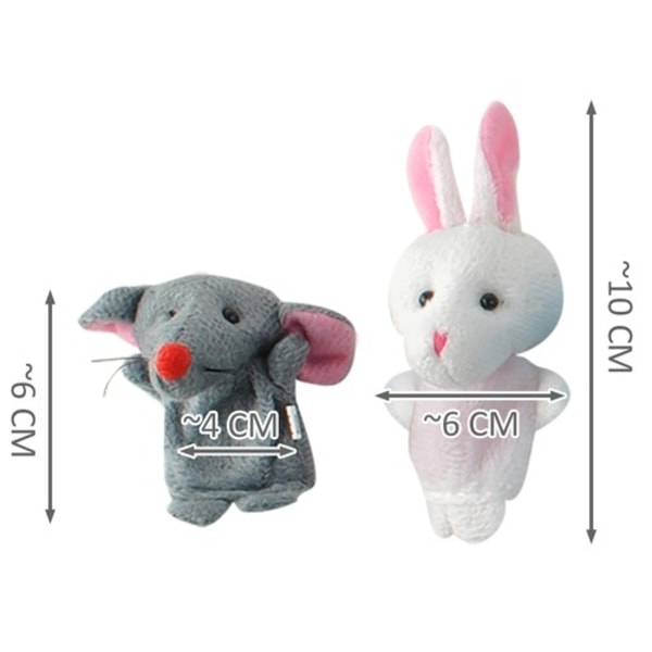 10-pack Fingerdockor / Dockor - Olika figurer 75