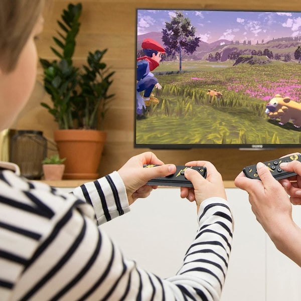 Trådlös handkontroll kompatibel för Nintendo Switch, Oled, Lite Gamepad Joystick (l/r) Ersättning med Rgb höger Pikachu