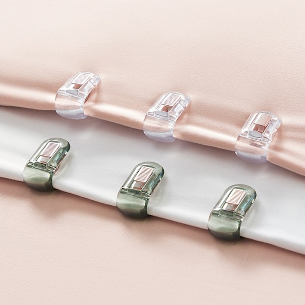6 stk Soverom Lakenklips Dynetrekkholder Sklisikker Dynetrekk Klips Transparent