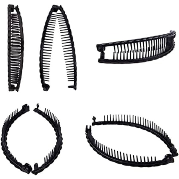 Bananklämmor 10 stycken Bananhårklämmor Bananklämmor Fiskklämmor B