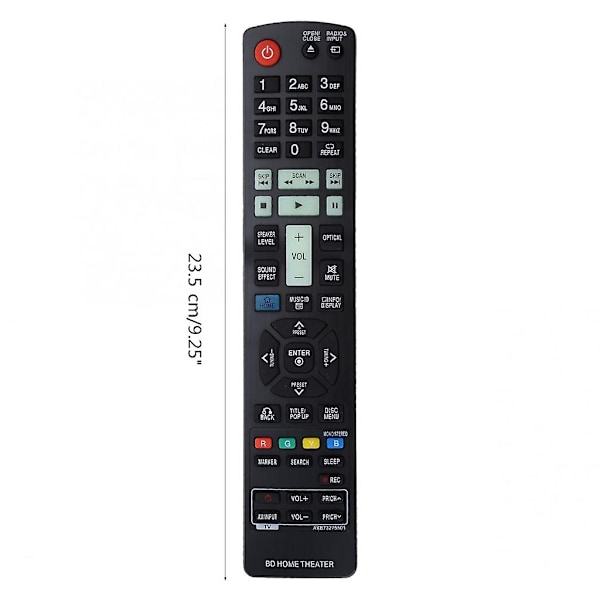 Vaihtoehtoinen kaukosäädin LG Blu-ray-kotiteatterille Lhb336 Lhb536 Hx906sb Lhb976 Hx551 Hx561 kaukosäädin {DB}