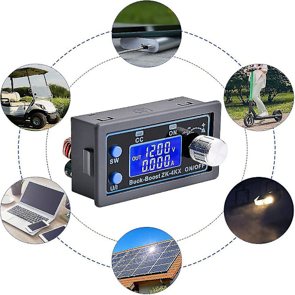 DC-DC Boost Converter Variabel Spänningsregulator CC CV 0.5-30V 4A 5V 6V 12V 24V Reglerat Laboratorium