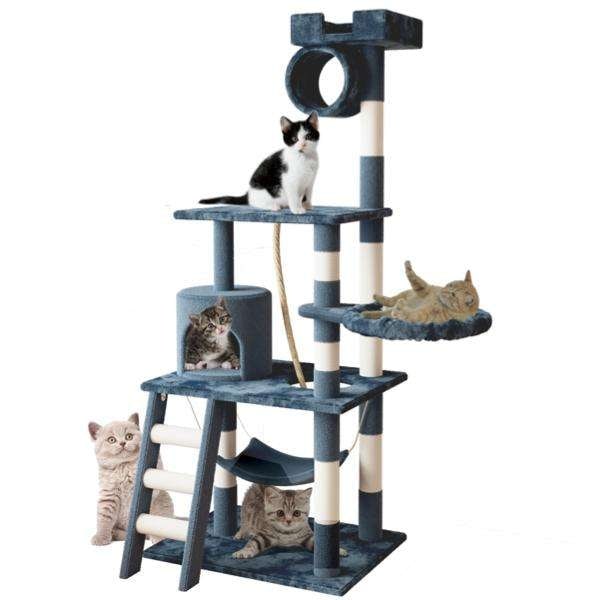 Kattetre - 154cm - Klatretrær / Kløsemøbler gray 12500