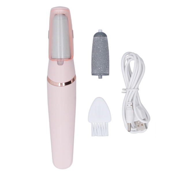 Elektrisk fotfil 2 nivåer hastighetsjustering Ergonomisk design USB-laddning Fotförhårdnadsborttagare Fotslip 0.3