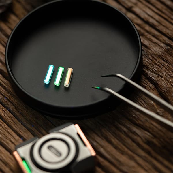 Tritium gassrør selvlysende nødlys utendørs EDC 6mm green