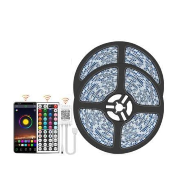 20M - 44-tasters Bluetooth LED-stribe - APP-styring MultiC multicolor 20m smd5050 bluetooth led strip 18LE