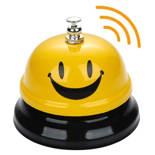 Table bell, smile restaurant reservation bell, service bell