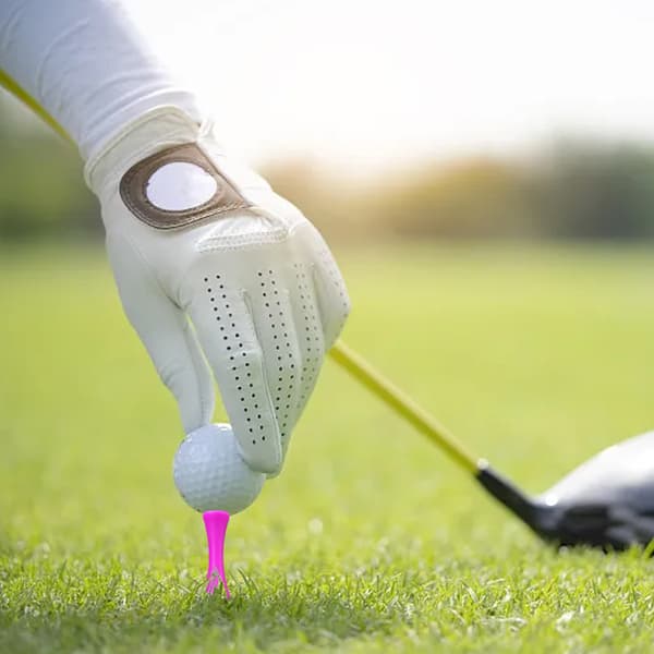 Zivisk Rosa Golfpeggar Plast 57MM 100-pack Långa Castle Golfpeggar 2-1/4 tum-FA-