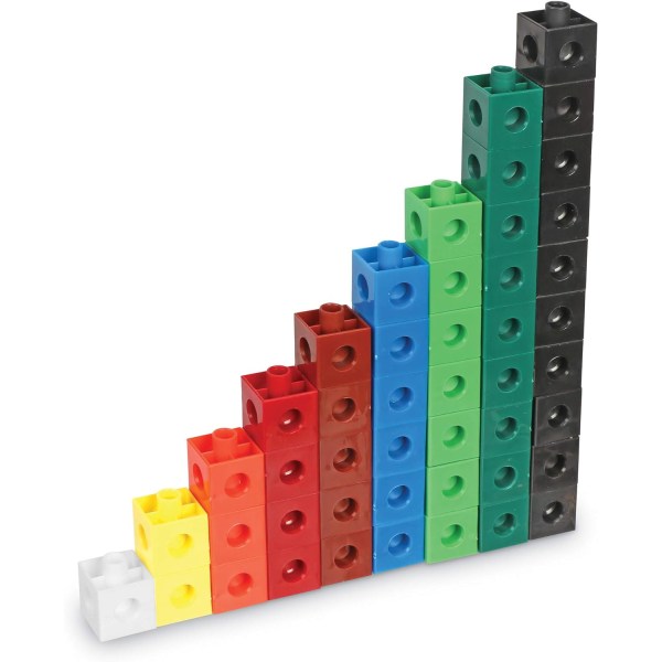 Snap Cubes (Set om 110) Kubräknare, Matematikmaterial för Klassrummet