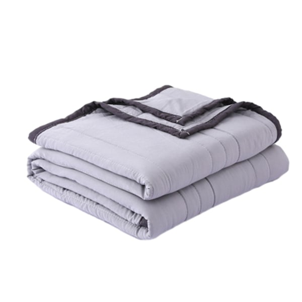 Sommer Køletæppe - Istæppe til Varme, Søvnige og Nattesvedende Nætter, Køletæppe med Dobbeltsidet Køleeffekt til Alle Sæsoner - Perfekt Grå-X42- Gray-XF7- Gray 100x150cm