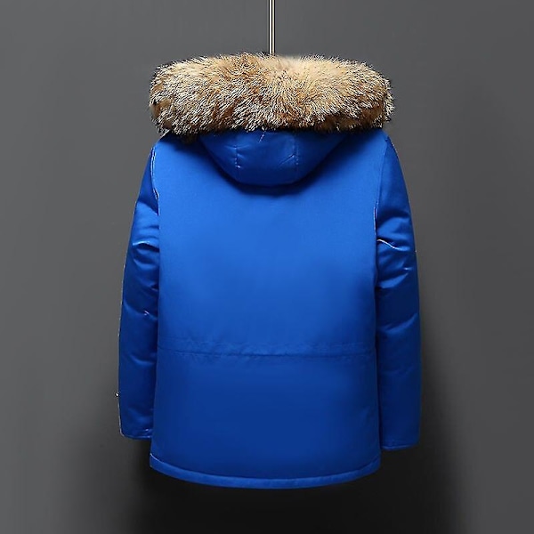 2023 Ny dunjacka för män Kläder för tjocka verktyg Parrock Vinter utomhus Stora dun män och kvinnor qd best Black Black XXL