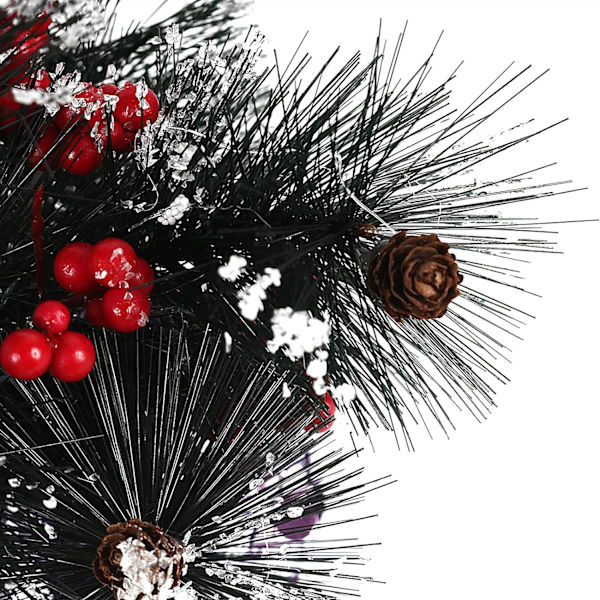 Mini kunstig juletræ - 8 tommer - kunstige fyrrenåle