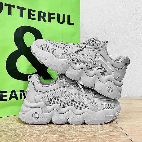 Herrsneakers Andas Løpesko Mote Sportsko 3Azl119 Grå Gray 42