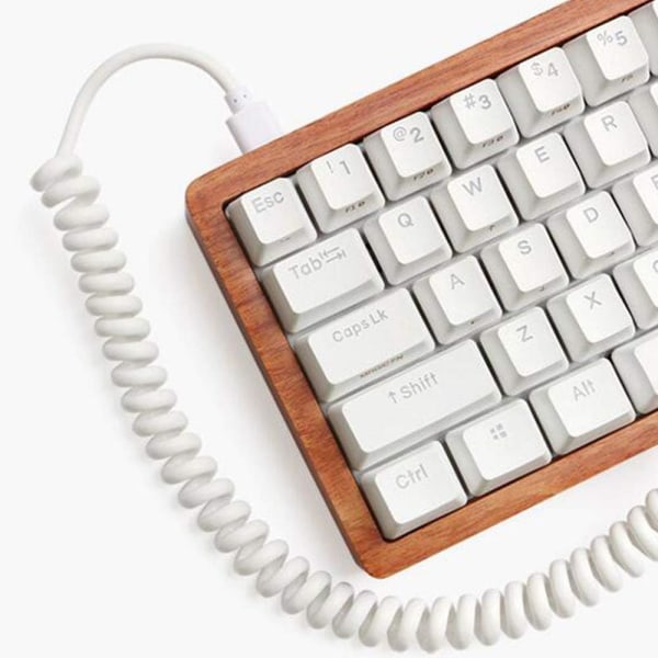 USB C Spiralkabel Mekanisk Tastatur USB-kabel Type C USB