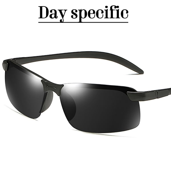 3st Herr Driving Golf Glasögon UV400 Lins PolarizedSolglasögo Black Frame Black Lenses