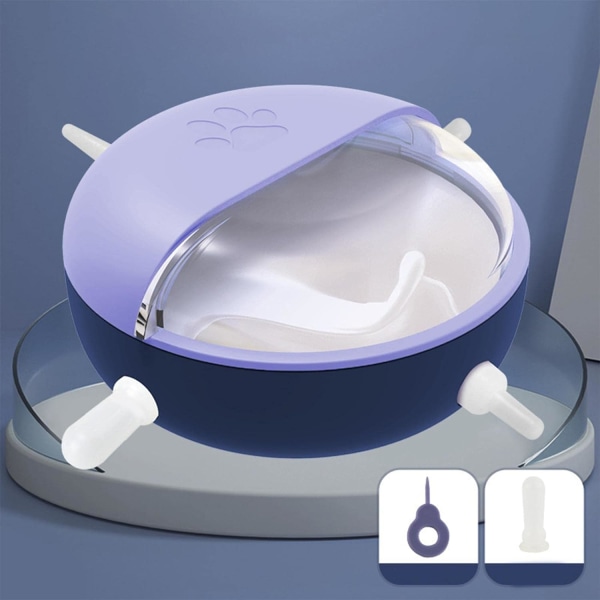 Hvalpe Nipples Feeder, Multi-mouthed Pet Silicone Bionic Milk Bowl