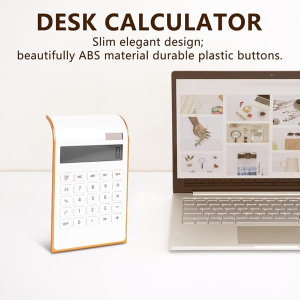 Kalkulator, Slank og Stilig Design, Kontor/Hjem Elektronikk, D DXGHC-FA7-