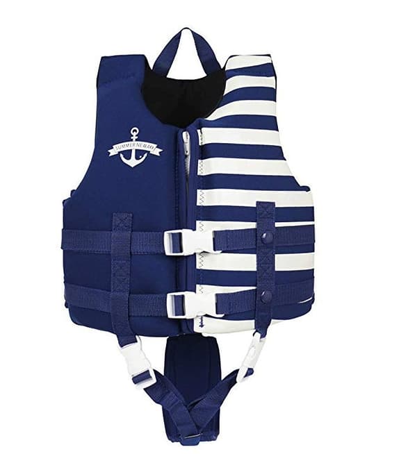 Børneflydevest, baby drenge piger, neoprenflydevest, svømmevest, badetøj (M)-FA-