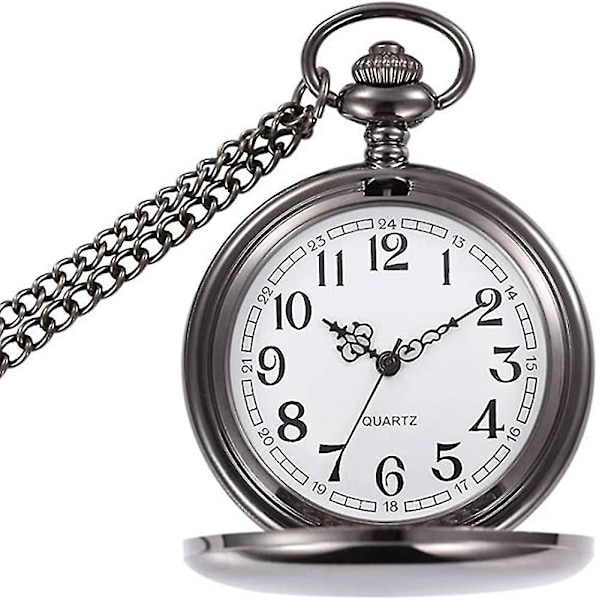 Klocka Vintage Slät Quartz Klassisk För Män Kvinnor