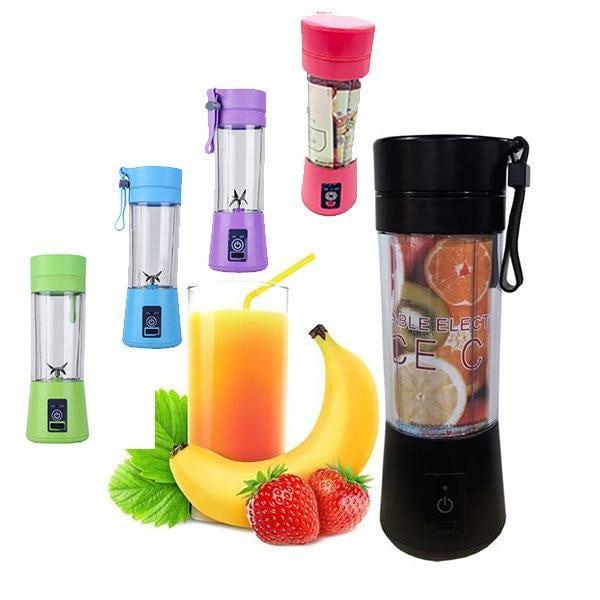 Portabel USB-blender 6 blad 380ml - Flera färger green 562