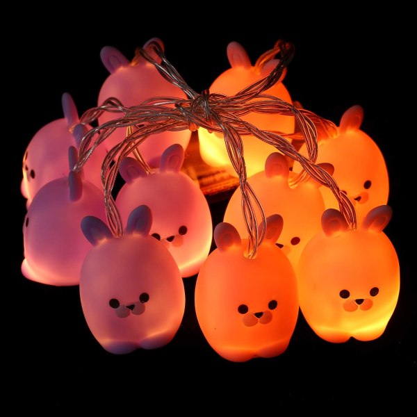 Easter Bunny LED Easter String Lights 1.65M 10 LED String Lights