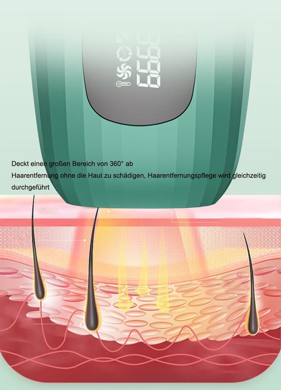Præcisions epilator laser hårfjerningsapparat med kølefunktion-FA-