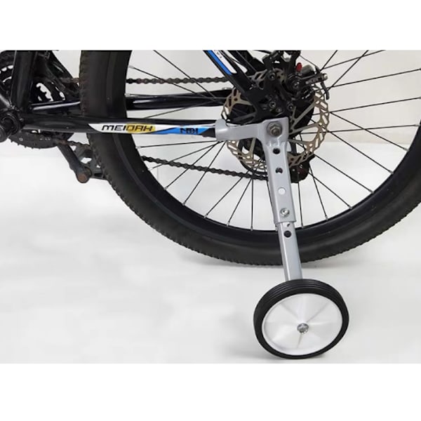 Pyörän vakaimet aikuisille ja lapsille, vaihdettavalla nopeudella, MTB-apupyörä white