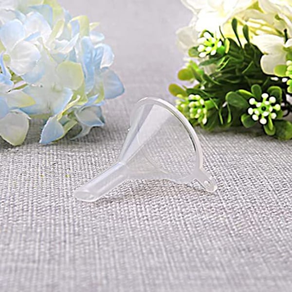 12-pak små plasttrakter mini trakter for Science Lab 12 Pack