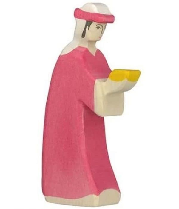 HOLZTIGER Gaspard 3 träfigur - Handmålad - Europeisk tillverkning