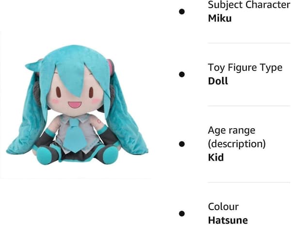 Hatsune Miku Snow Plyslegetøj - Blød og sød tøjdyr-FA-