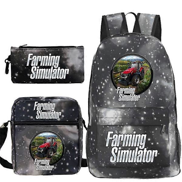 Farming Simulator Sæt Rygsæk Taske Penalhus-FA11-
