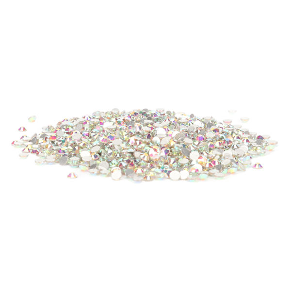5760 stk krystall strass steiner utsøkt kutting flat bak runde strass steiner for DIY håndverk smykker dekorasjon 0.1