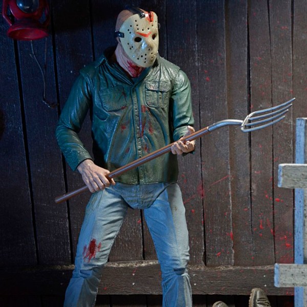 Fredag ​​den 13. Skala Ultimate Movie Jason Figur Halloween