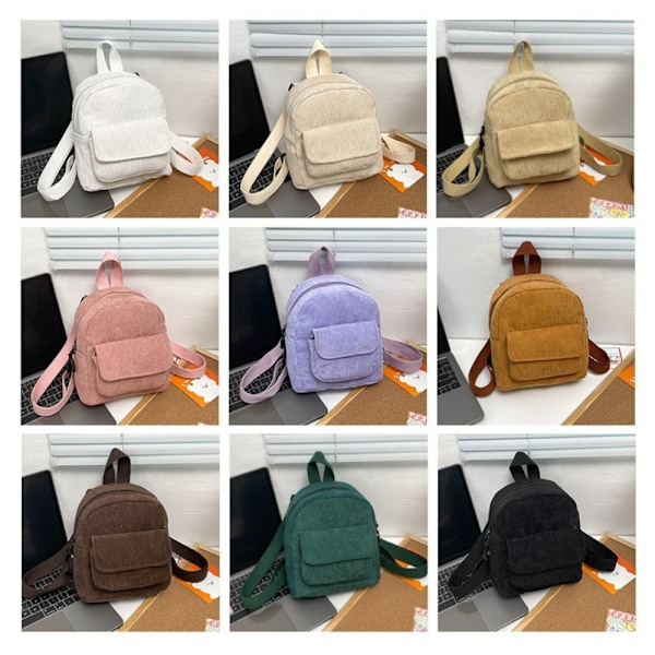 Mini Ryggsekk Små Ryggsekker KHAKI khaki