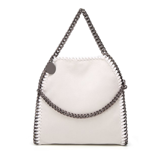 Crossbody-tasker til kvinder Mode Skuldertaske Kædetasker Mode Bærbar Kæde Vævede Håndtasker blue