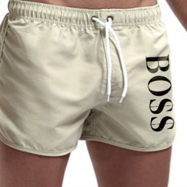 Boss Casual Fashion Strandshorts för Män Badshorts 1 S 1