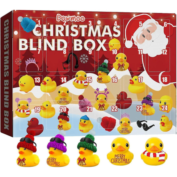 Uusi Gummi Anka Advent 2023, Advent 2023 Lapset, Advent Ankka Kylpyyn 1215ducks9 hats