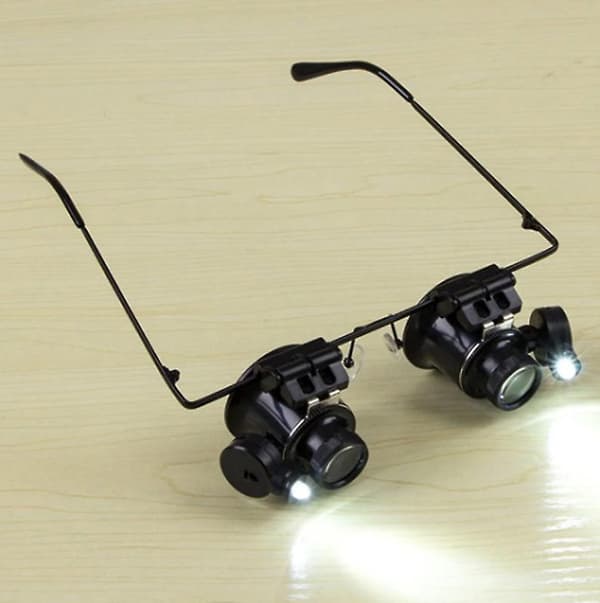 20x suurennuslasit LED-valolla koru- ja kellosepille-FA-