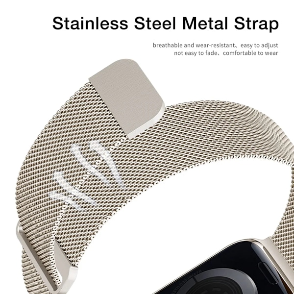 Milanese Kotelo+ Hihna Apple Watch -rannekkeelle Ultra 49MM 41mm 40mm 44mm 38mm 42mm TPU Näyttö Iwatch Series 9 8 7 6 SE 5 4 Correa 45mm Kulta