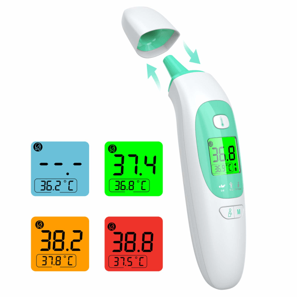 Panntermometer för vuxna, beröringsfri termometer, medicinsk