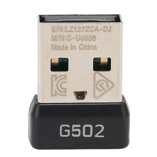 USB-mottaker 2,4 GHz Trådløs stabilt signal Liten bærbar Slitestark ABS metallmusadapter for G502 Lightspeed-mus