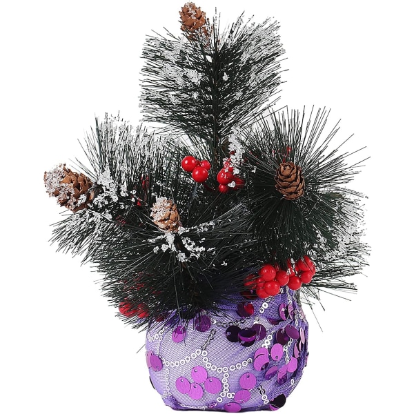 Mini kunstig juletre - 20 cm - Imitasjon furunåler
