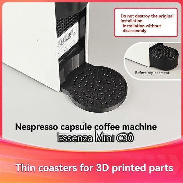 Mini Mug Drip Tray suitable for Nespresso Essenza Coffee Machine Breville or Krups Version Works on Essenza Min -FA- Black