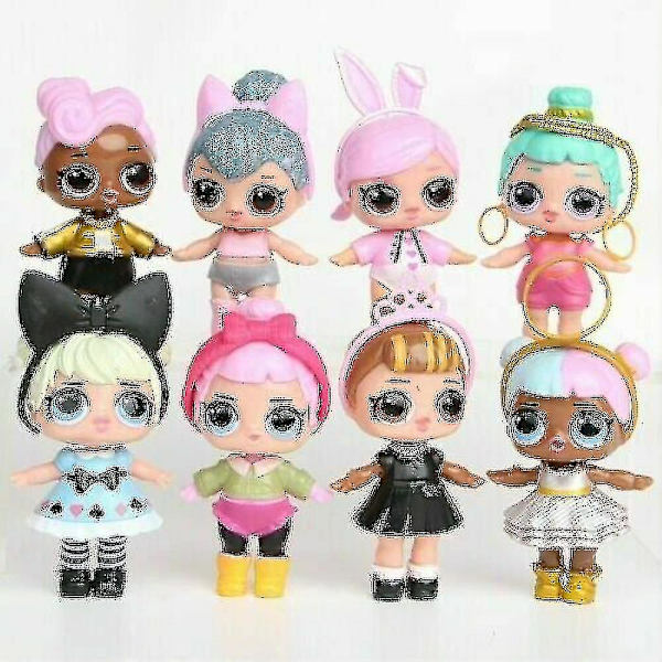 6 - 12 st LOL Dolls L.o.l Surprise Ball Lil Sisters Husdjur Leksaker för Flickor