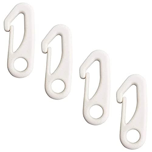 st flaggstångsklämma snäpphakar nylon flaggstångsfästmaterial - för att fästa flagga vid flaggstång med rep-FA-